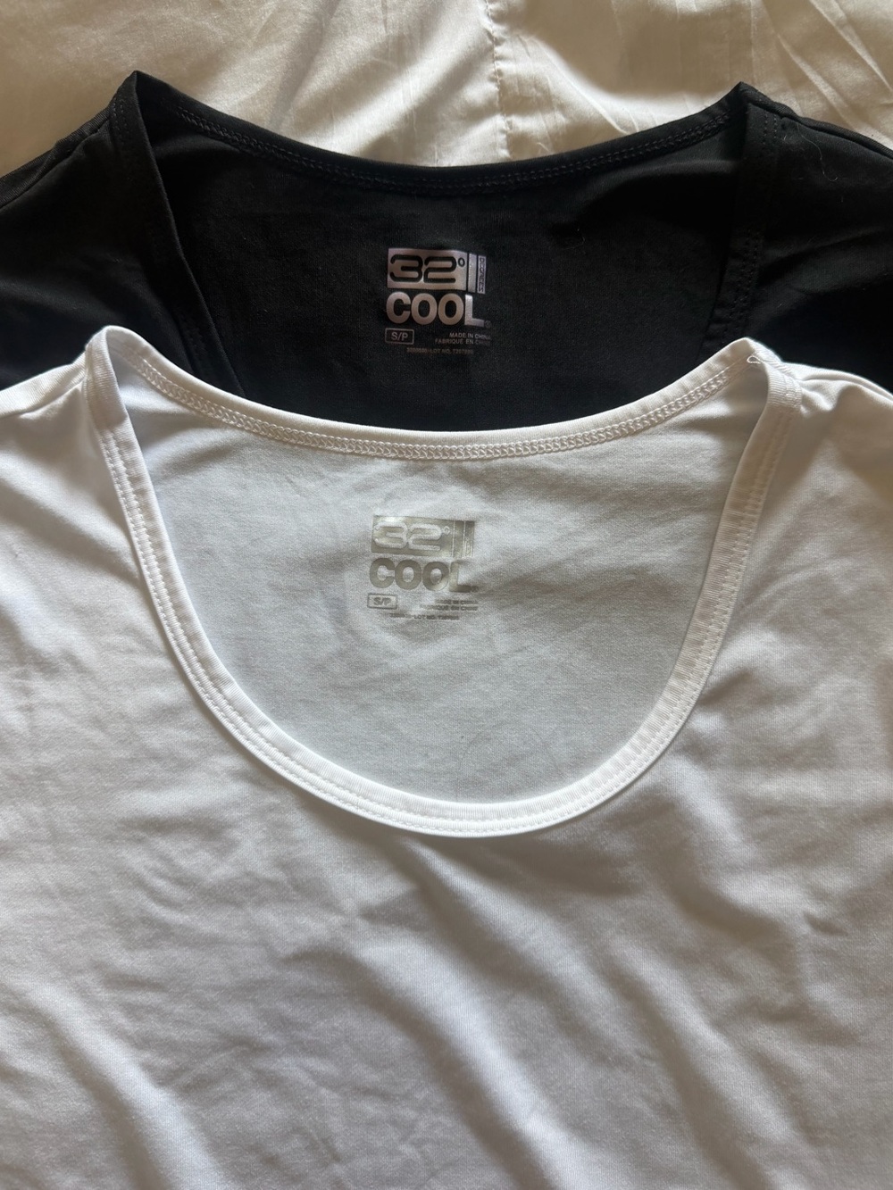 NWOT | 2-Pack Modal Scoop Neck Tees - Black & White